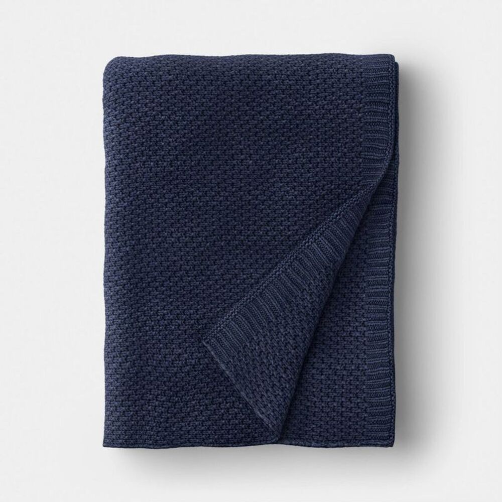 Everyday Knit Throw Pillow - Dark Blue - Threshold